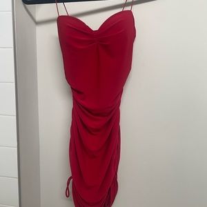 Red windsor dress